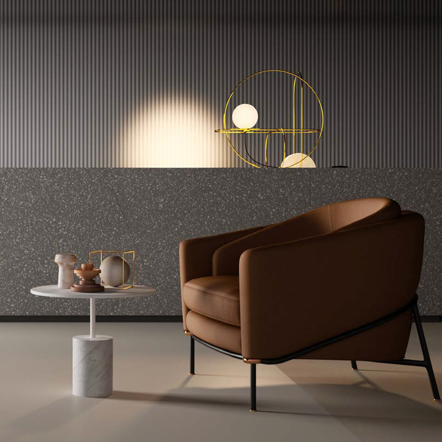 Mineralwerkstoff Hi-Macs Kollektion Terrazzo